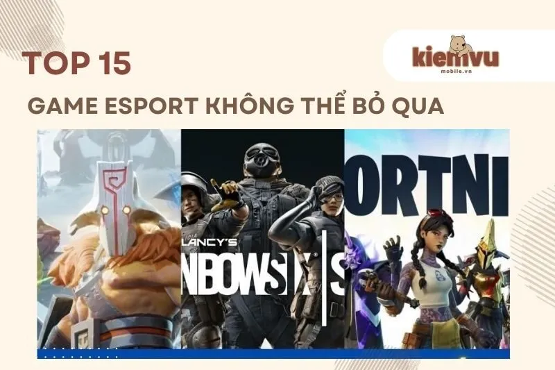 Top game esport hay nhất 2024: từ LOL, Dota 2 đến PUBG, đỉnh khỏi bàn