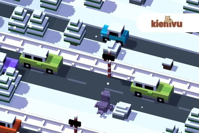 Thử thách và cấp độ khó trong Crossy Road